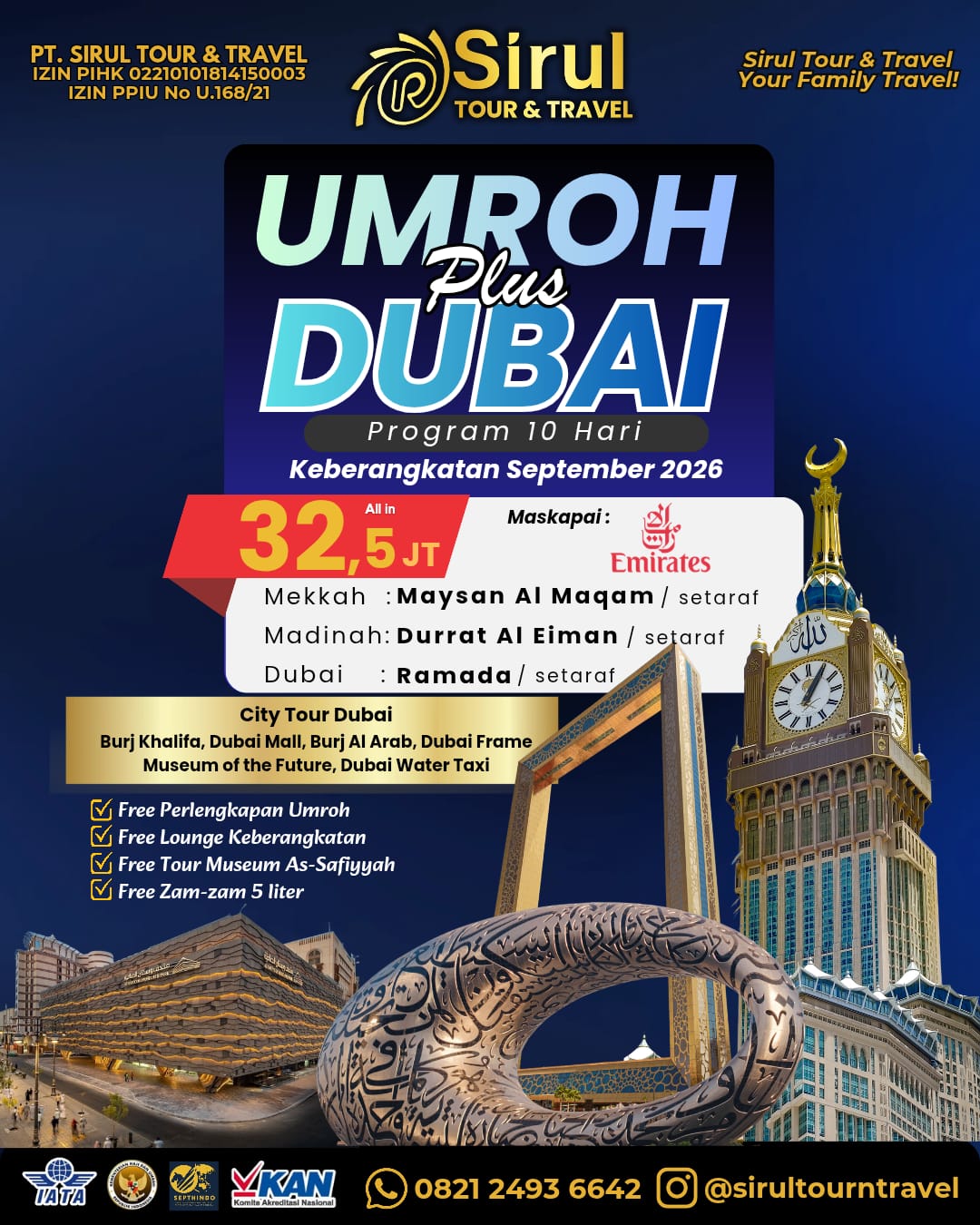 Umroh Plus Dubai 10 Hari